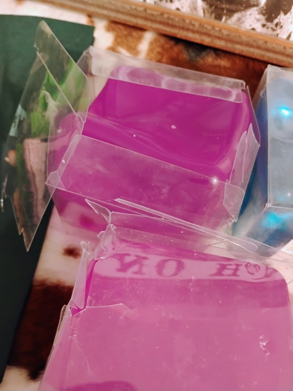 Purple Silicone Cube